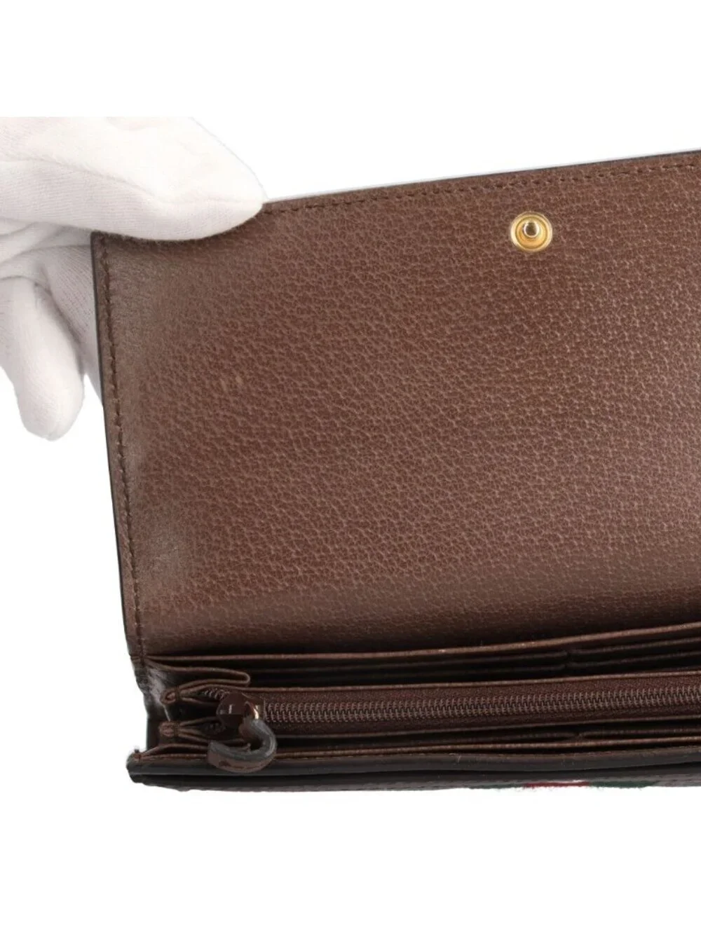 Gucci GG Continental Wallet Sherry Line Supreme Canvas - Picture 7 of 9
